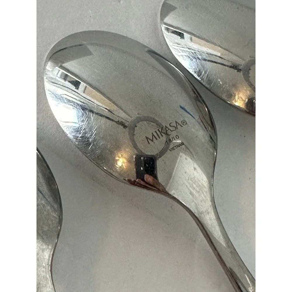 Mikasa Silverware Stainless Flatware‎ Set 4 Teaspoons Replacement
